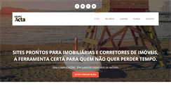 Desktop Screenshot of grupoacta.com.br