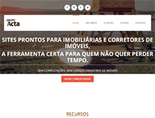 Tablet Screenshot of grupoacta.com.br